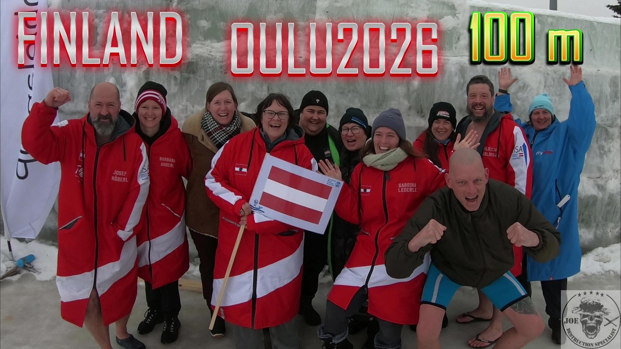 100 m FREESTYLE - FINLAND OULU - DAY 5 - ICE SWIM WORLD CHAMPIONSHIP 2026 - AUSTRIAS  ICE SWIMMERS