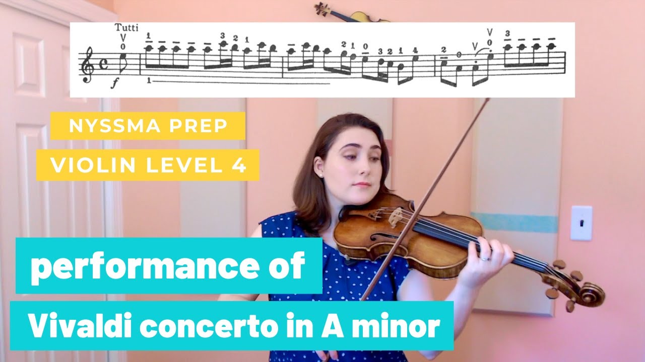 'Vivaldi Concerto in A minor' NYSSMA Violin Level 4: NYSSMA Prep with Long Island Chamber Music