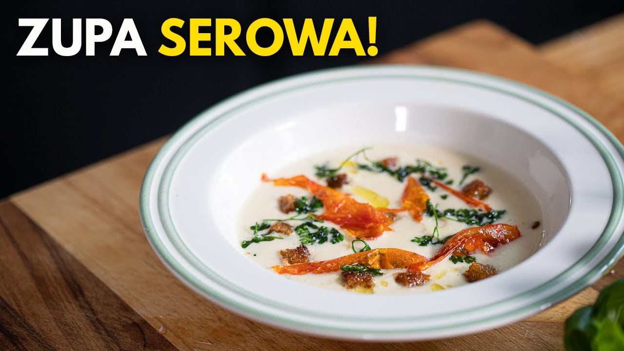 Gęsta ZUPA z SEREM i grzankami! 🧀 Oryginalny przepis z Francji! | Pascal Brodnicki