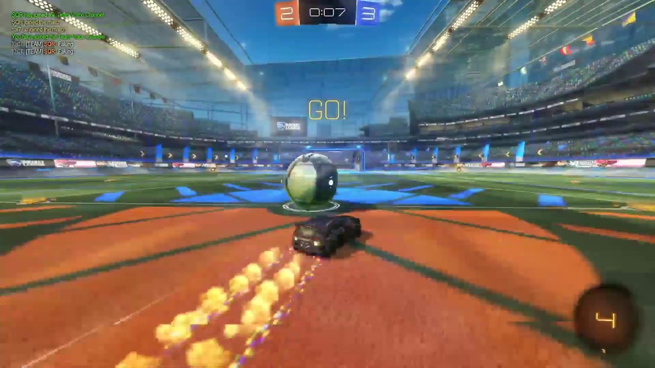 بث جديدد لعبه {rocket League}نحاول نررتفع؟
