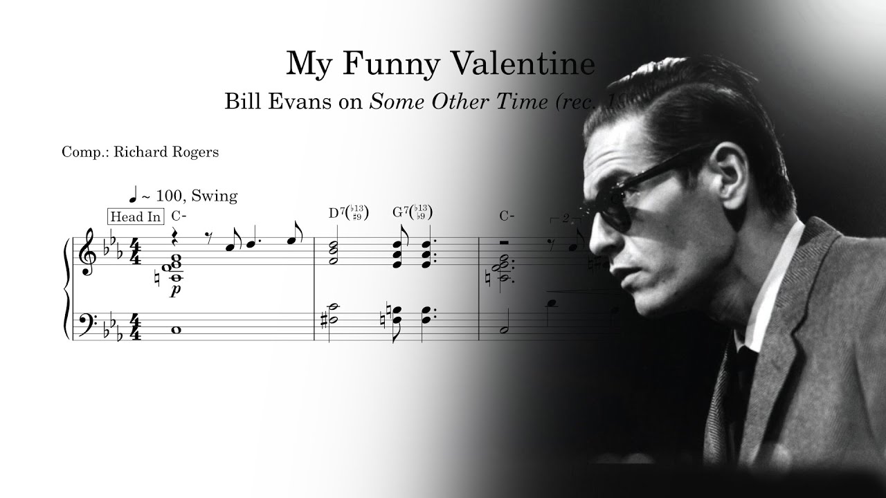Bill Evans // My Funny Valentine (Transcription)