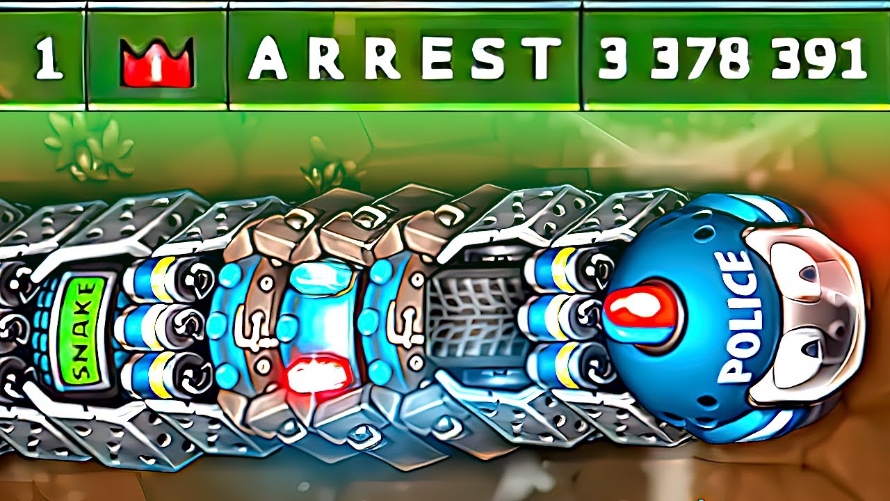 Little Big Snake | Policeman Legendary Unlock | 3.3M Score (No Extra Life,Dungeon) Littlebigsnakeio