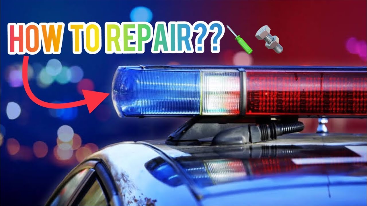 HOW TO REPAIR POLICE GRAND LIGHT || RED AND BLUE BATTI KO REPAIR KAISE KARE? GRAND HOOTER AND LIGHT