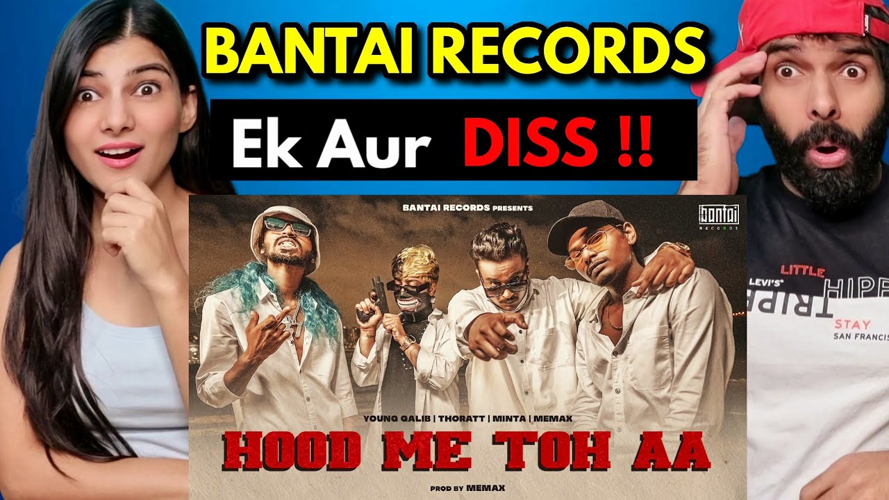 HOOD ME TOH AA REACTION !!| BANTAI RECORDS | SHOTS TO KRSNA & KALAMKAAR? REACTION