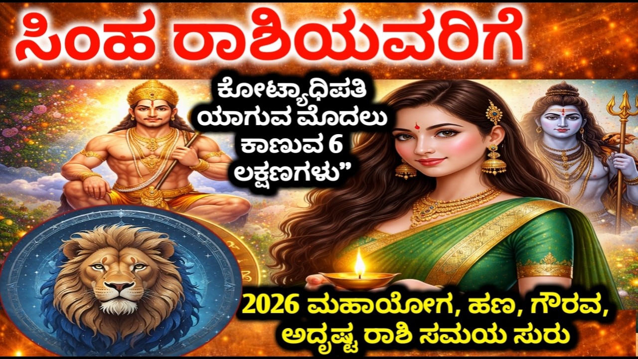 ಸಿಂಹ ರಾಶಿ ಯವರಿಗೆ ಮಾರ್ಚ್ 17,18,19,20 ದಿನಾಂಕಗಳಂದು...ಇದು ಏನಾಗುತ್ತದೆ । Simha Rashi #Simharashi