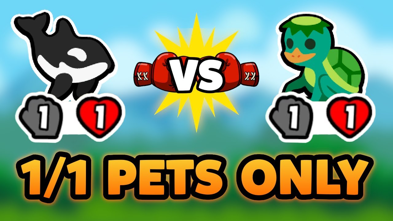 Super Auto Pets but we can only use 1/1 PETS