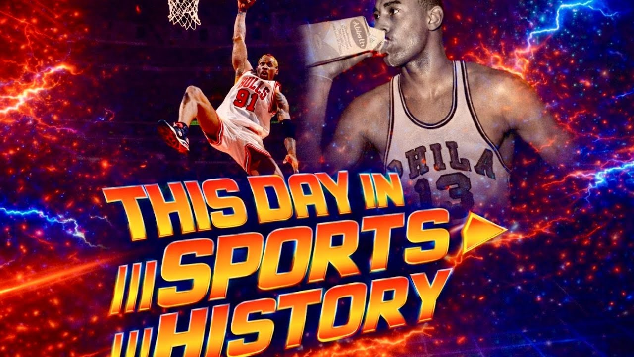 This day in Sports history 1/15 - Wilt Chamberlain gets traded to 76ers / Dennis Rodman kicks fan