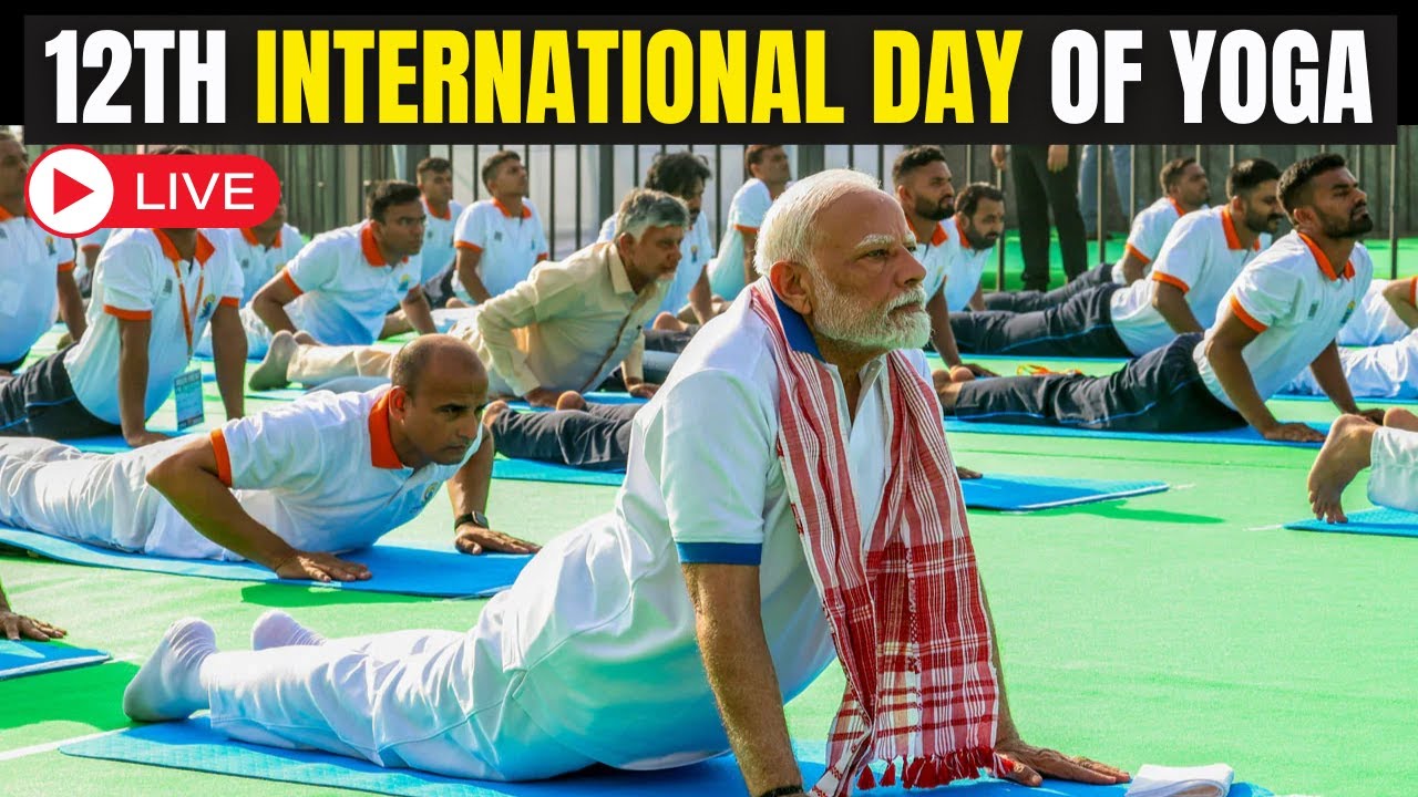 LIVE: PM Modi takes part in 12th International Day of Yoga celebrations in Kolkata, West Bengal