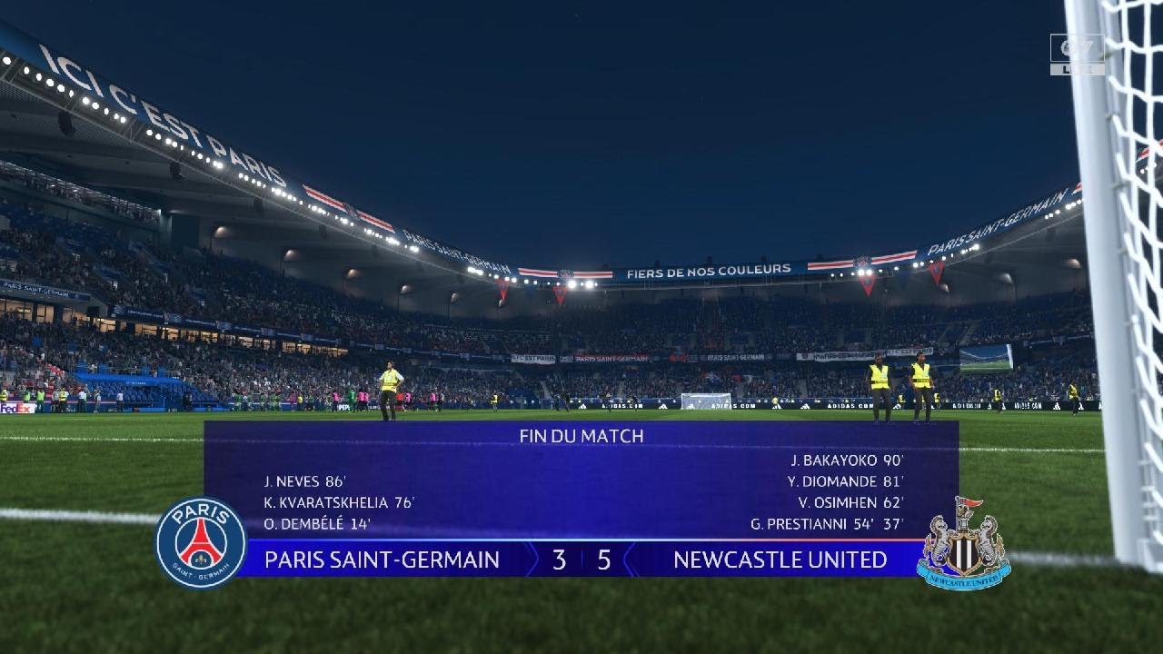 FC26 / UCL / PSG VS NEWCASTEL UNITED