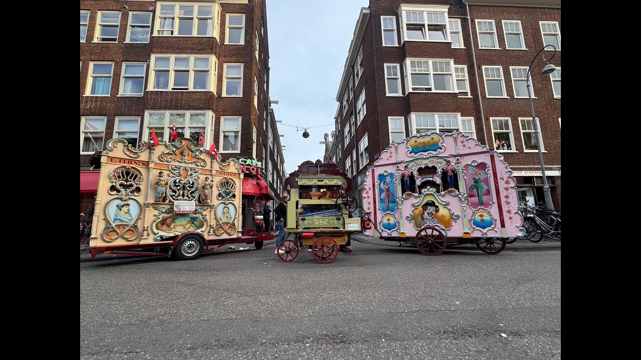 Draaiorgels in Amsterdam Spelen in de Westerstraat 2025