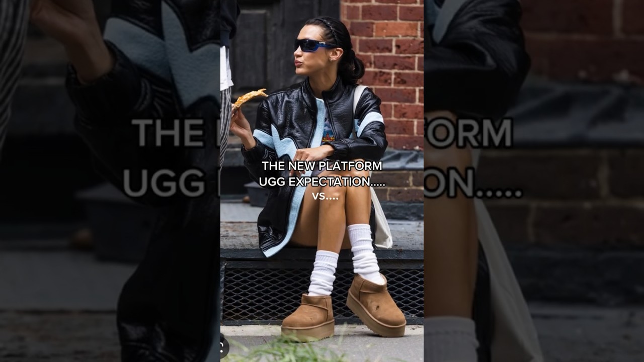 UGG Platform Expectation vs Reality 😳#shorts