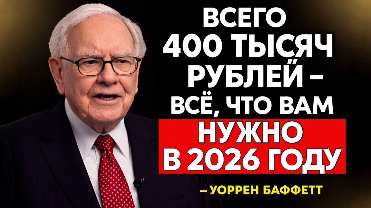 УОРРЕН БАФФЕТТ: ПОЧЕМУ ВСЁ МЕНЯЕТСЯ ПОСЛЕ 400 000 РУБЛЕЙ | 2026
