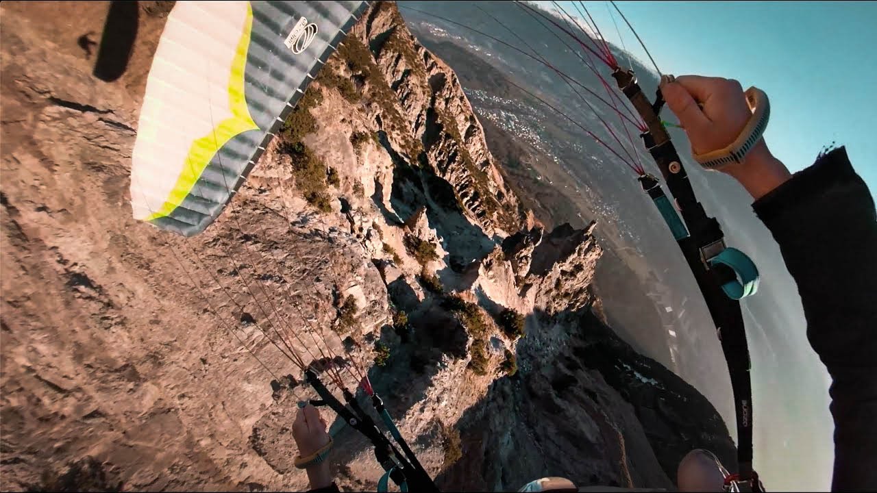 Speedflying near Absam (Austria) - Full line