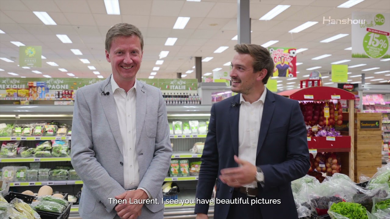 Digitalization with Hanshow at Supermarché Match store in Belgium