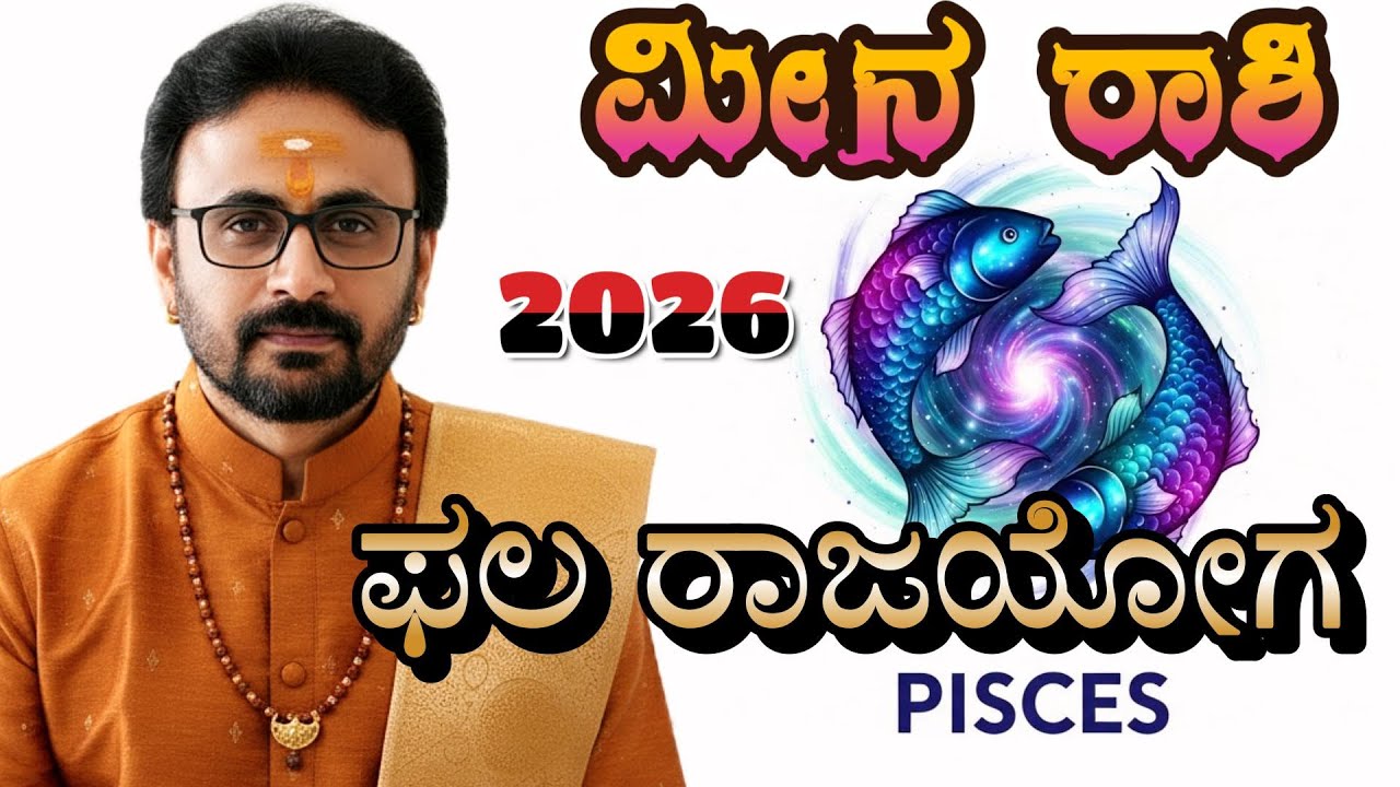 ಮೀನ ರಾಶಿ ಫಲ  ರಾಜಯೋಗ#2026#