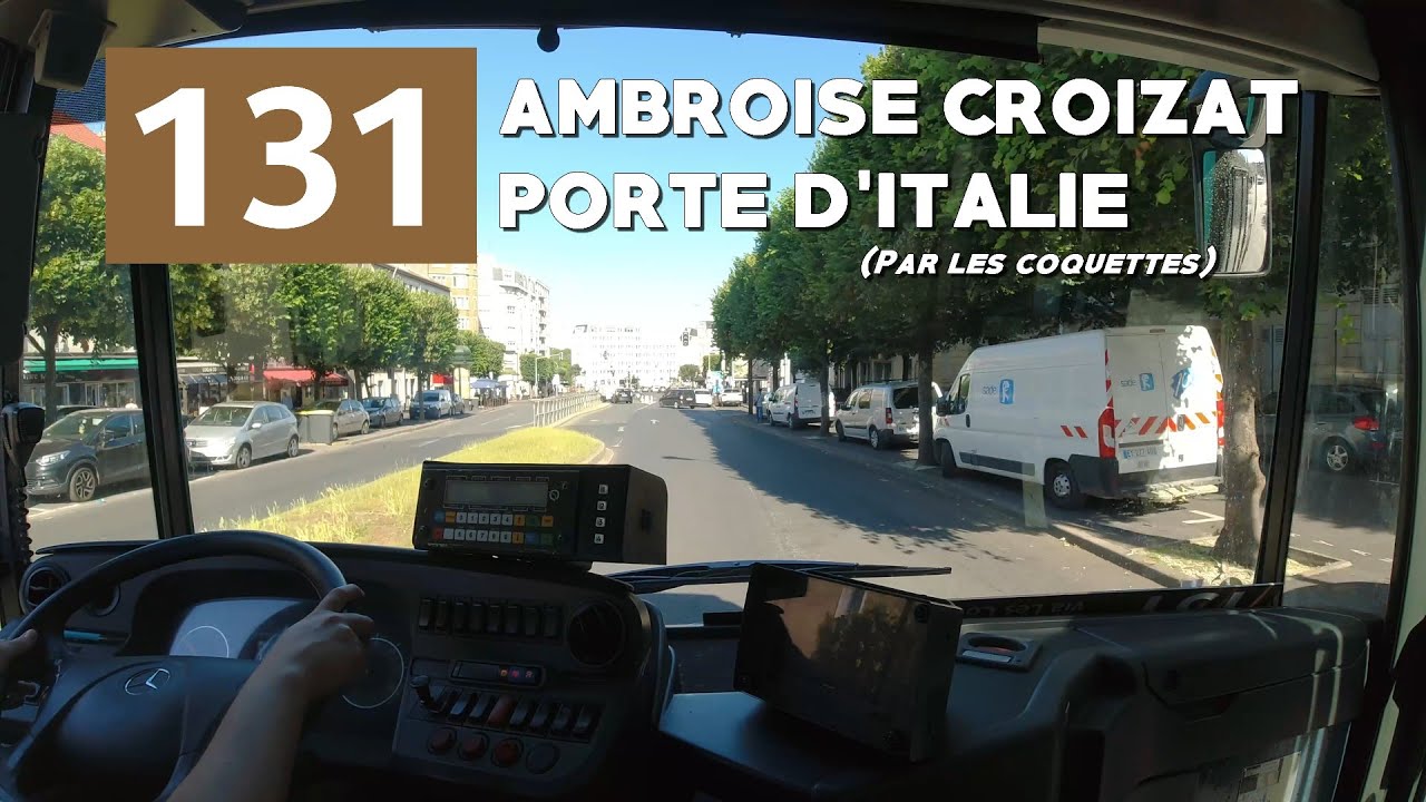 LIGNE 131 RATP | Ambroise Croizat → Porte d'Italie (Navette)