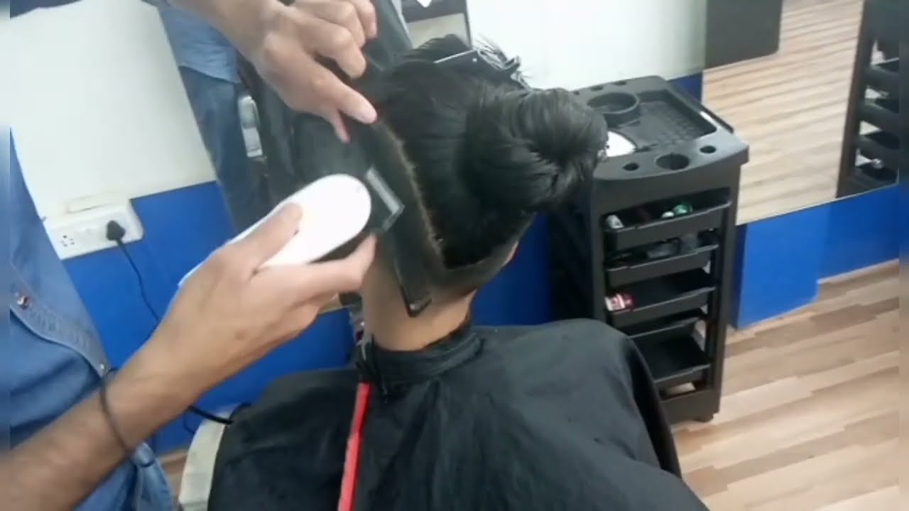 Undercut for long hair for woman haircut ll Hair cutting for girls today 12 December 2019