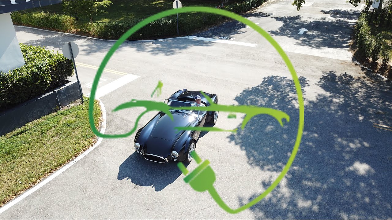 Coming Soon the  Superformance MKIII E an Electric powered Cobra- (Teaser clip)