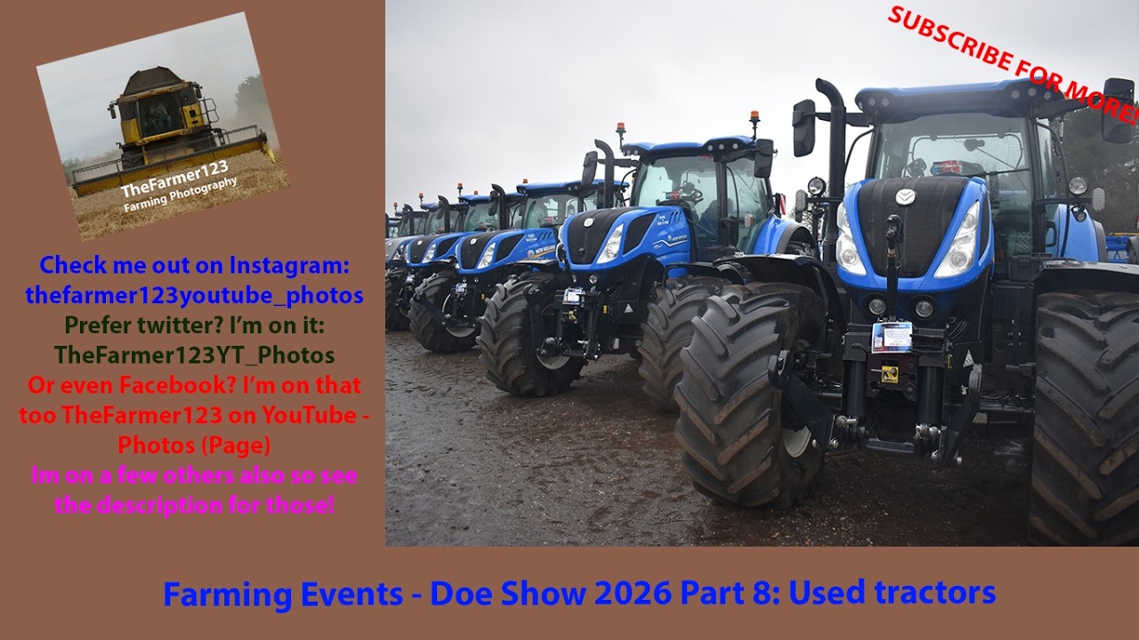 Farming Events - Doe Show 2026 Part 8: Used tractors