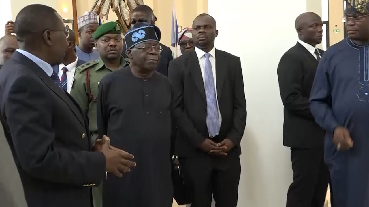 PRES. BOLA AHMED TINUBU VISITS THE OFFICE OF THE NATIONAL SECURITY ADVISER AND THE NATIONAL COUNTER