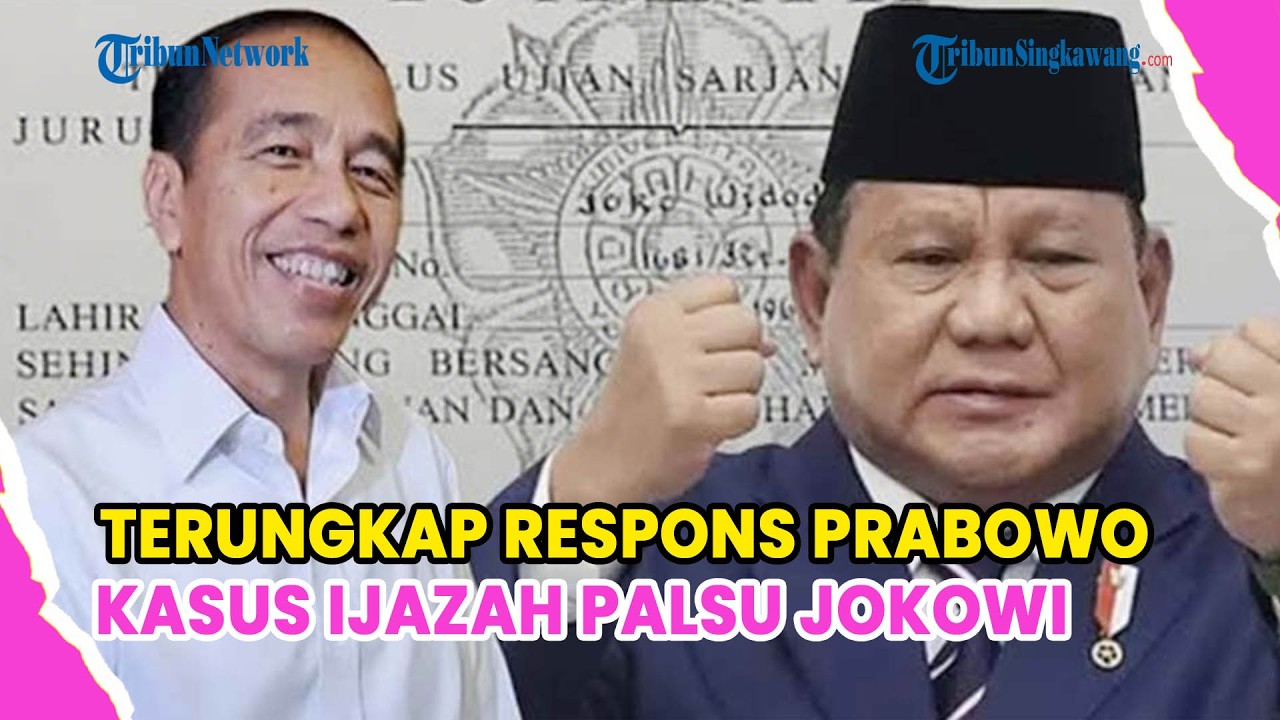 TERUNGKAP RESPONS PRABOWO SOAL KASUS IJAZAH PALSU JOKOWI, DIBONGKAR MANTAN KABARESKRIM