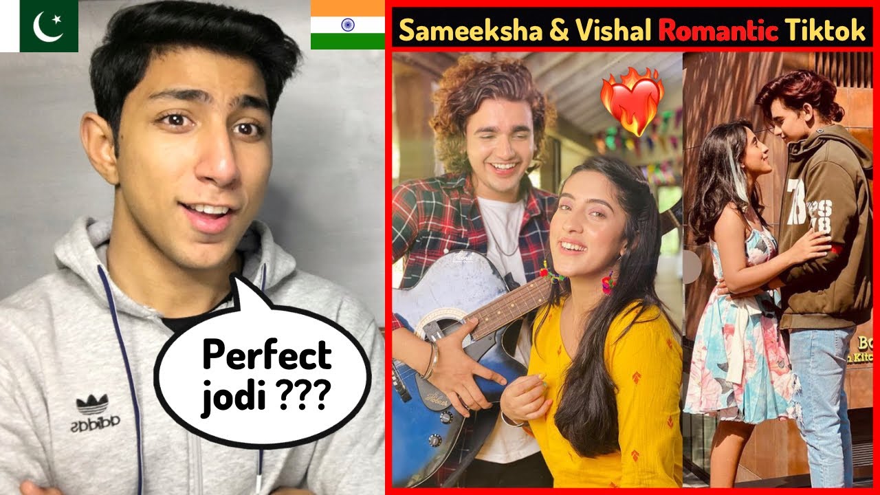 Pakistani Reacton Sameeksha Sud and Vishal Pandey Romantic TikTok Videos | Teentigada | Maadi Reacts