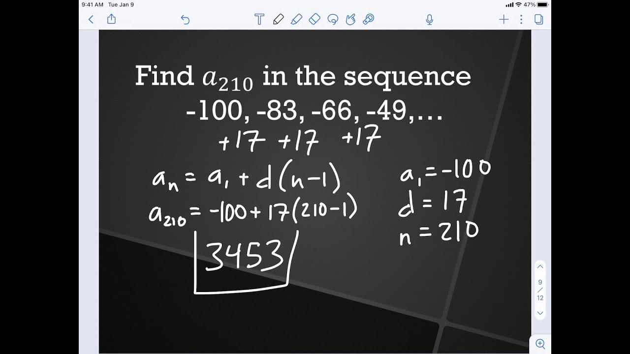 Algebra 2 - Sequences & Series Review