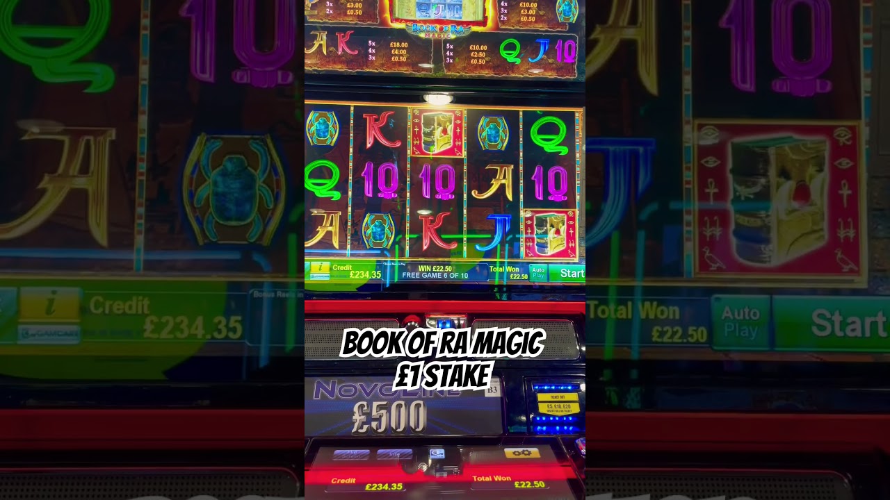 Book of Ra Magic - Bonus on &pound;1 Stake - Will it pay jackpot? #slot #slots #casino #bigwin #jackpot