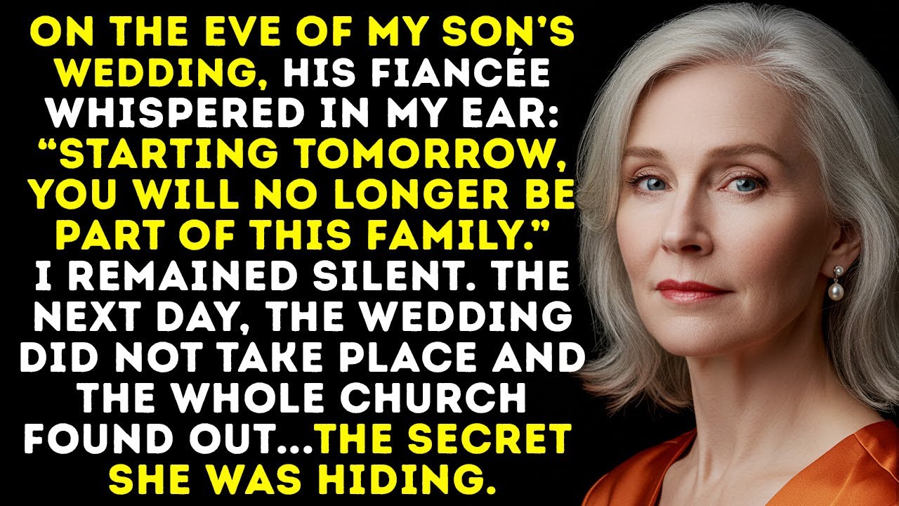 On The Eve Of My Son’s Wedding, My Daughter-In-Law Said: “Tomorrow You Won’t Be Part Of The Family”