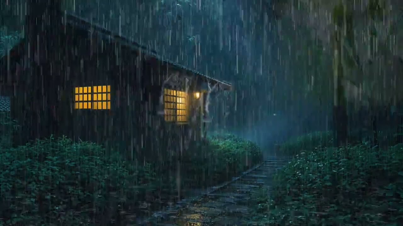 Night Rainstorm ASMR Sleep | Deep Sleep Rain Sounds for Relaxation, Comfort, and Quiet Rest