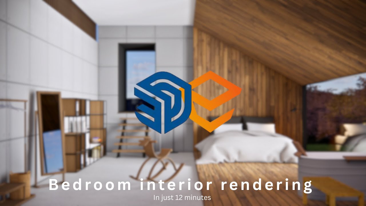 SketchUp with Enscape Bedroom Render: Complete Guide in 12 Minutes |  BuldNRender