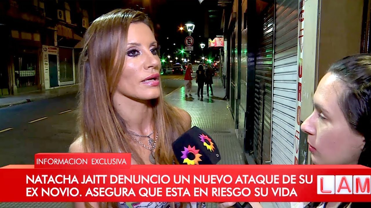 Natacha Jaitt denunció un nuevo ataque de su ex novio