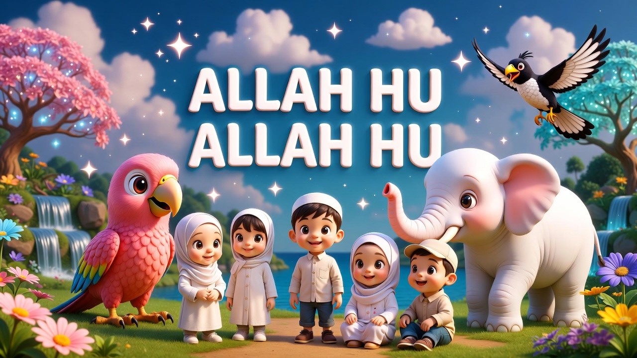 Chirya Boli Chuu Chuu | Soothing Islamic Lullaby for Kids | Allah Hoo Allah Hoo Peaceful Sleep Music