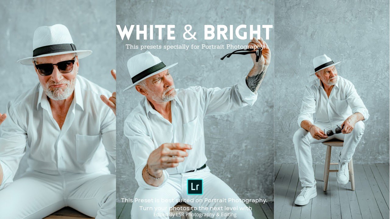 White & Bright Preset - Portrait Photography | Free Lightroom Presets XMP & DNG | Lightroom Tutorial