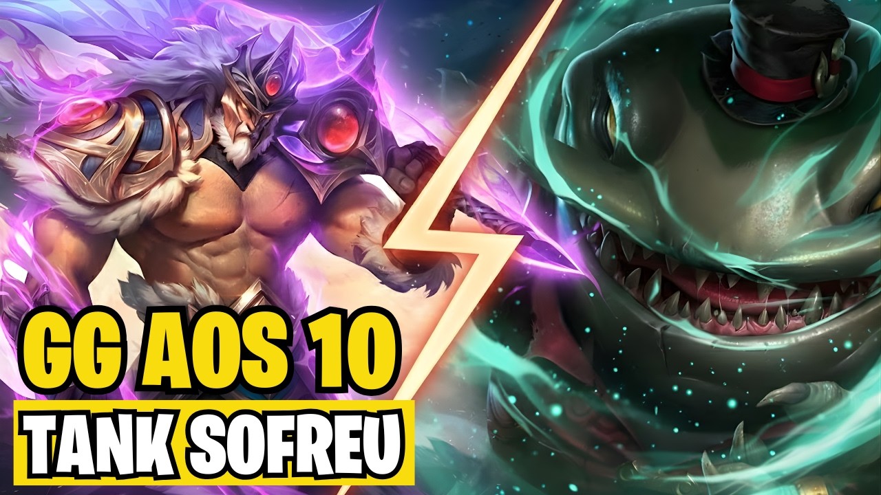 APANHOU KITOU VEIO OUTRO APANHOU e RENDERAM | TRYNDAMERE vs TAHM KENCH