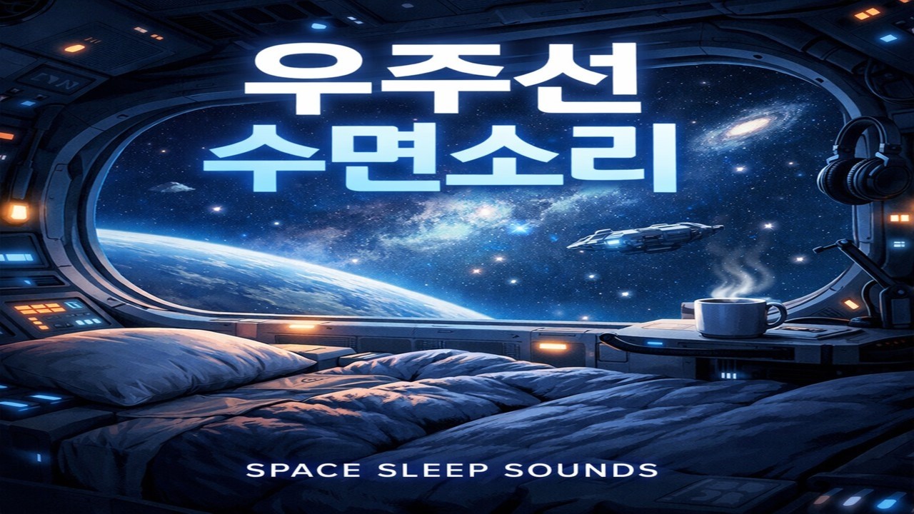 우주선 내부 백색소음 8시간 🚀 | Spacecraft Interior White Noise for Sleep & Study