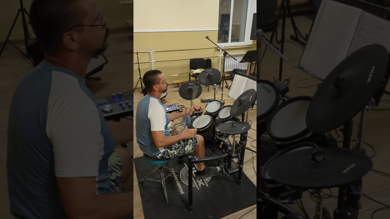 мини соло на барабанах #drums #drummer #percussion #drumming #drumline