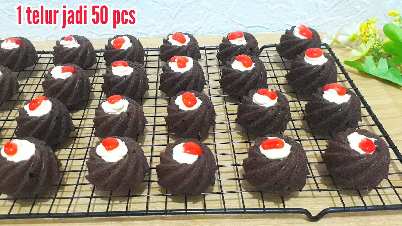 UNTUNG BESAR!!! ide jualan 1000an  1 telur jadi 50 pcs |  bolu coklat mini