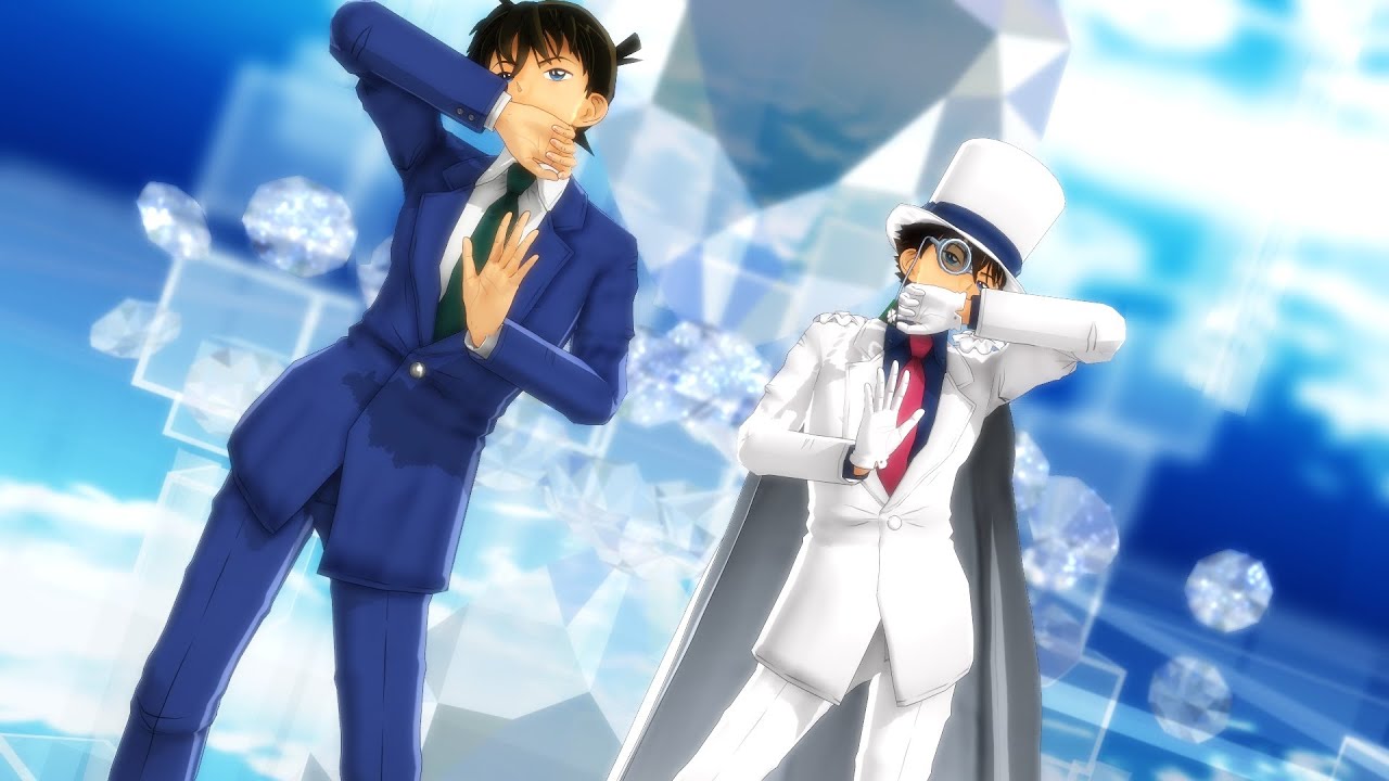 【MMD】（Masked bitcH） Kudou Shinichi Conan X Kuroba Kaito Kid