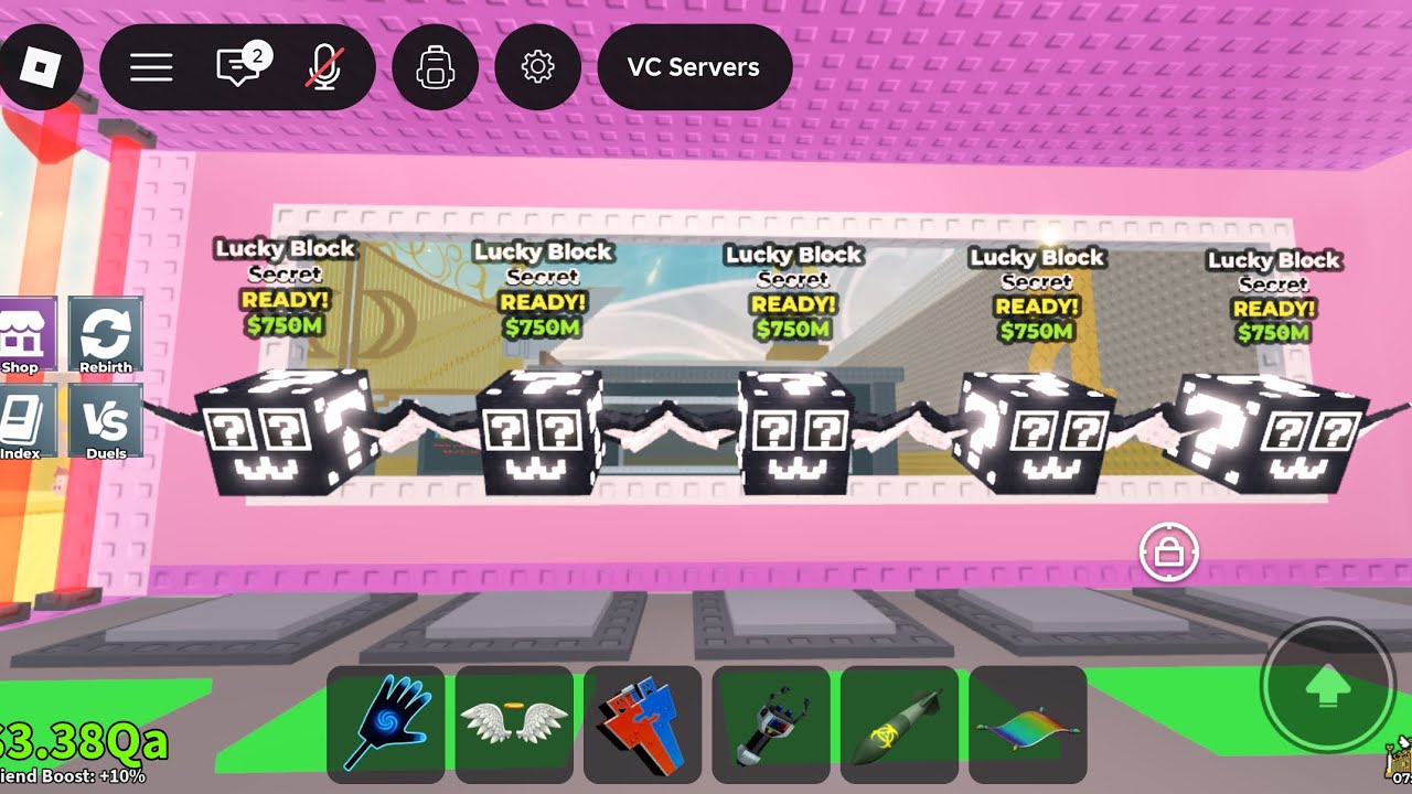 I OPENED A FULL BASE OF SECRET LUCKY BLOCKS IN STEAL A BRAINROT