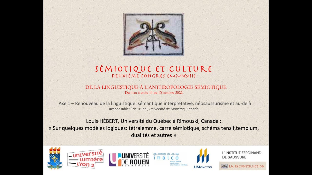 SemiCult II : Axe 1. Louis H&Eacute;BERT. Sur quelques mod&egrave;les logiques