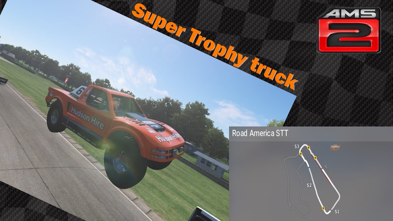 Tour de piste à Road America en Super Trophy truck sur Automobilista 2