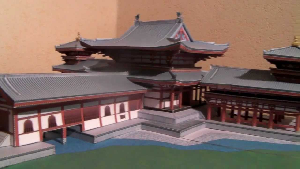 Makett-Byodoin Phoenix Hall-Japan