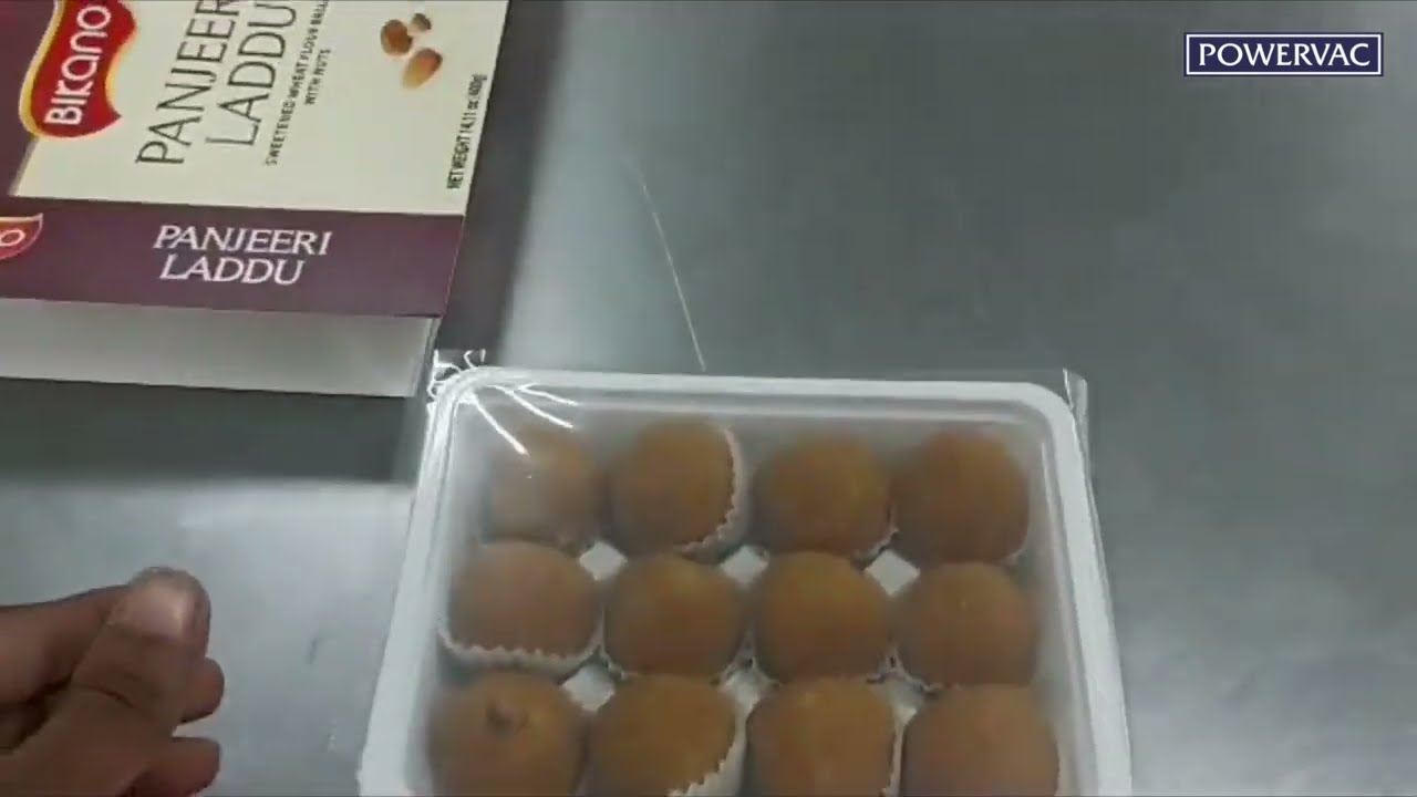 Sweets Packaging Machine ATS700, Tray Sealing for Ethnic Indian Sweet #vacuumsealer #vacuumpackaging