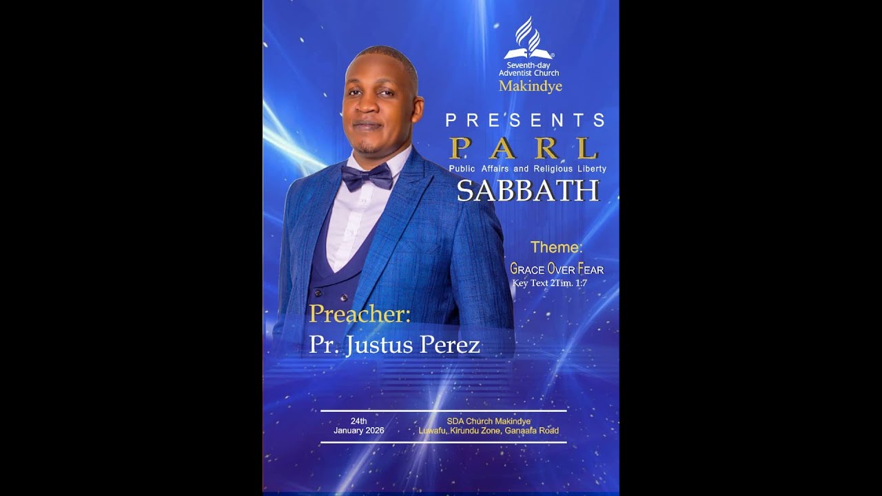 DIVINE WORSHIP LIVE ~ PUBLIC AFFAIRS & RELIGIOUS LIBERTY SABBATH ~ WITH Pr. JUSTUS PEREZ 24/1/2026
