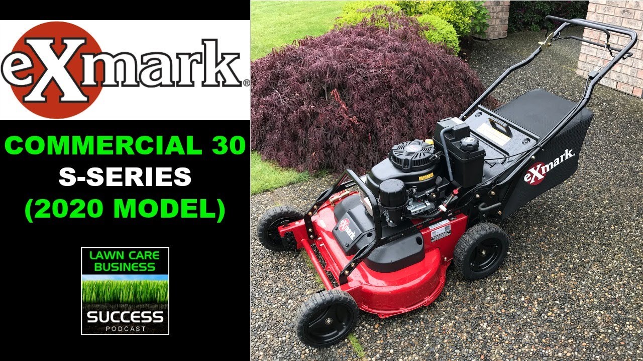 Exmark Commercial 30 S-Series | Подробный первый взгляд и первое кошение (модель 2020 года)