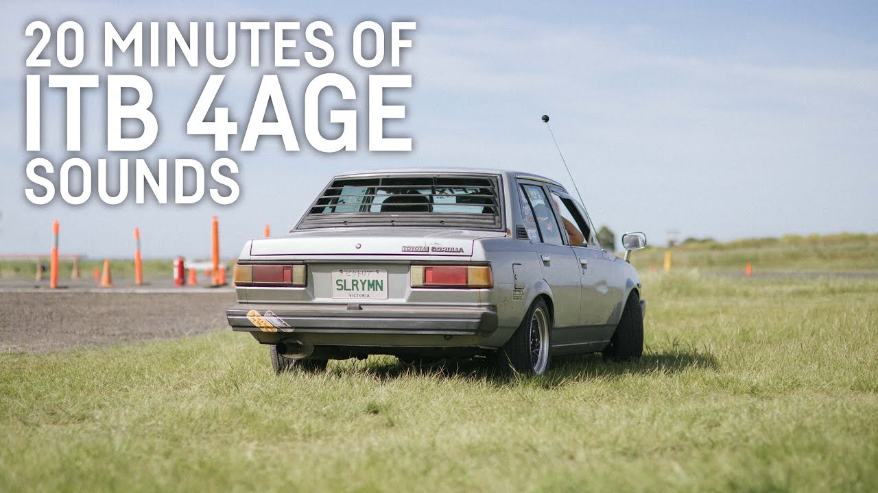 20 Minutes of ITB 4AGE Noises and KE70 Skids