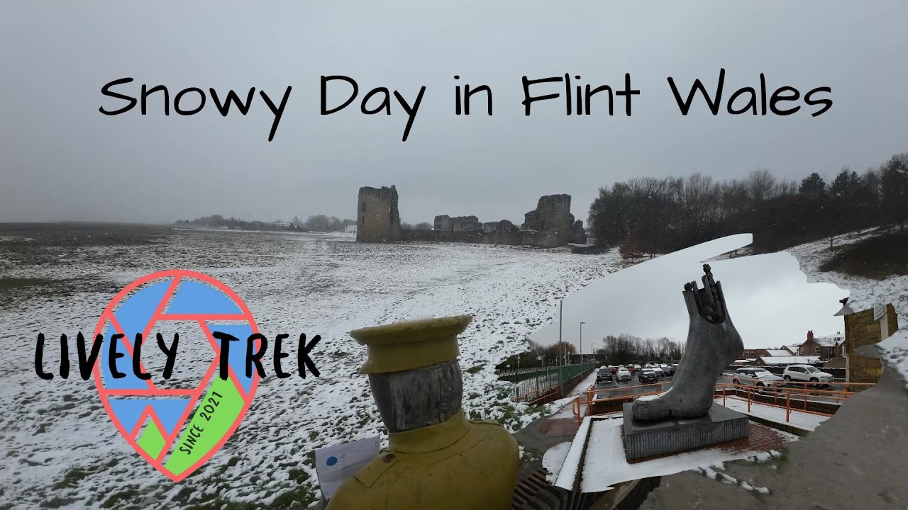Snowy Day in Flint Wales
