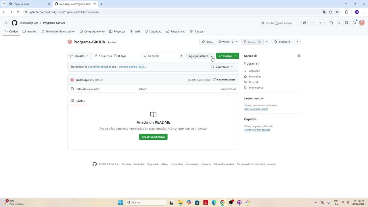 Repositorio GitHub