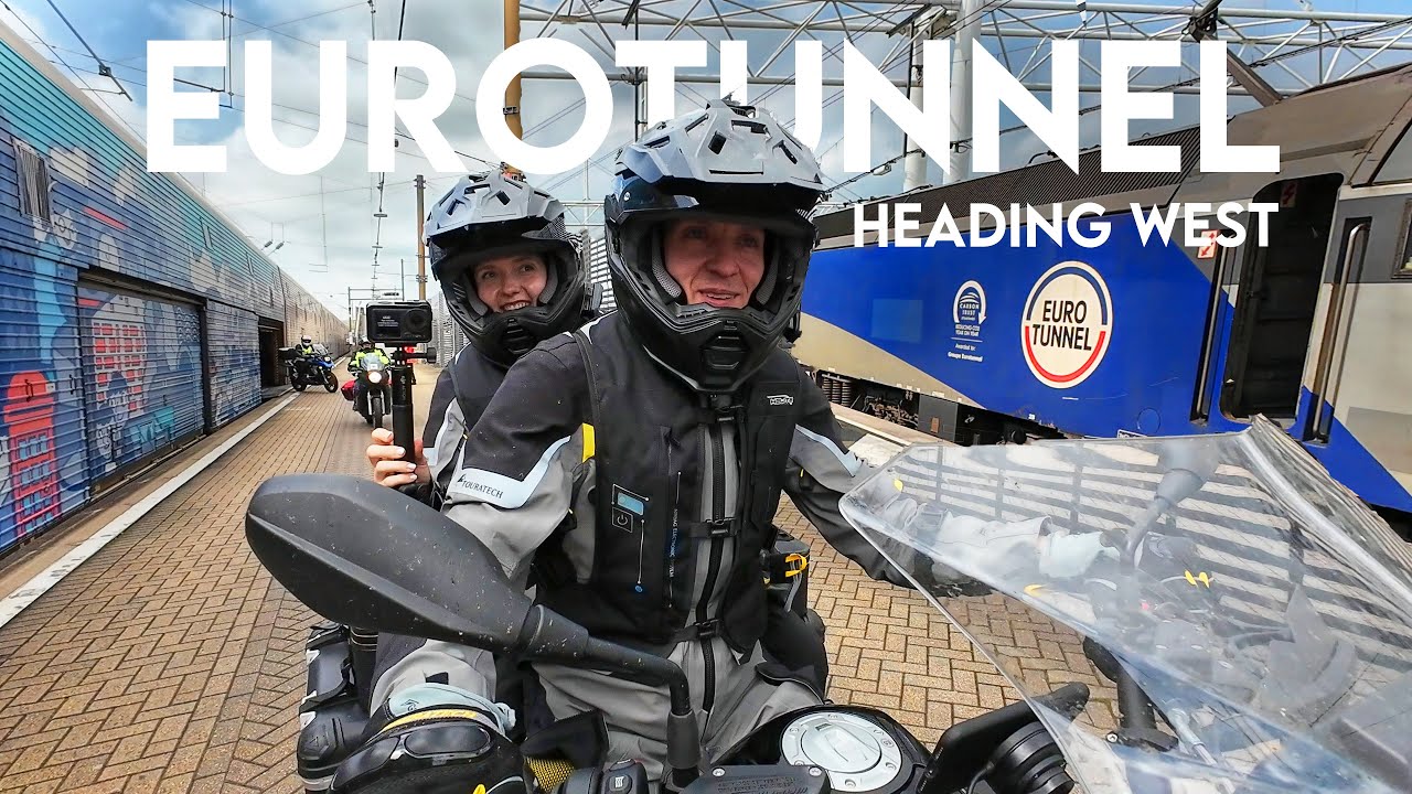 How To Take The EURO TUNNEL  -  UK Motorcycle Touring Adventure Starts Now!!!!